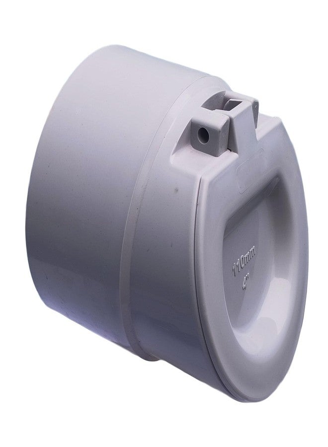 ES EKSAFAR ESEKSAFAR PVC Drain Backflow Valve, Anti Rats Cockroaches, Snakes Backflow Strainer [Drain Cap/Drain Cover/Hose Non Return Water Valve for PVC pipe (110mm (4 inch)) - Image 1